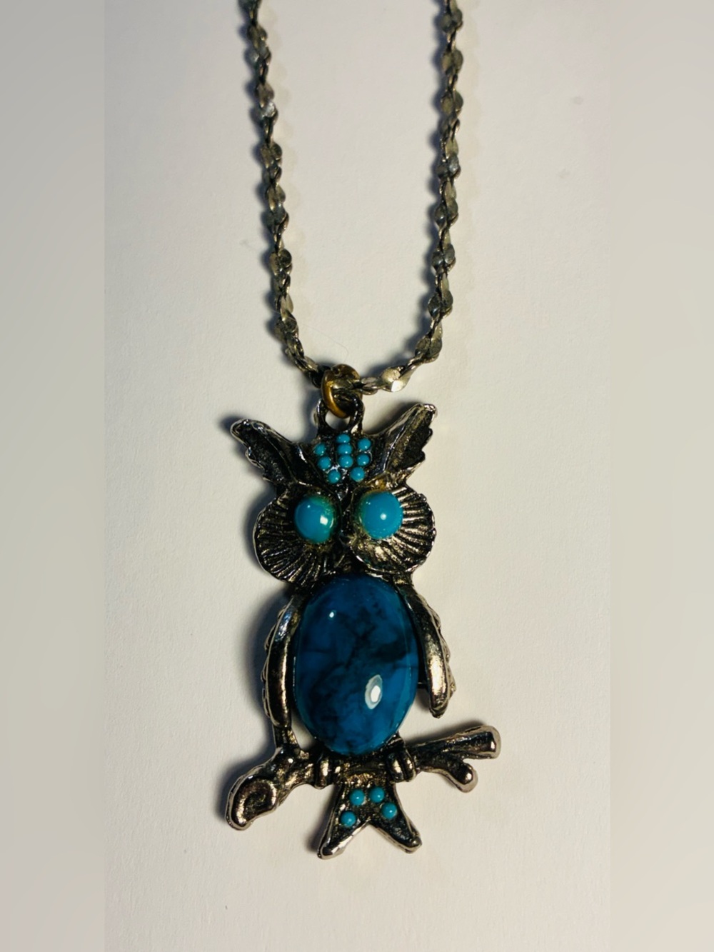 Vintage Owl Necklace